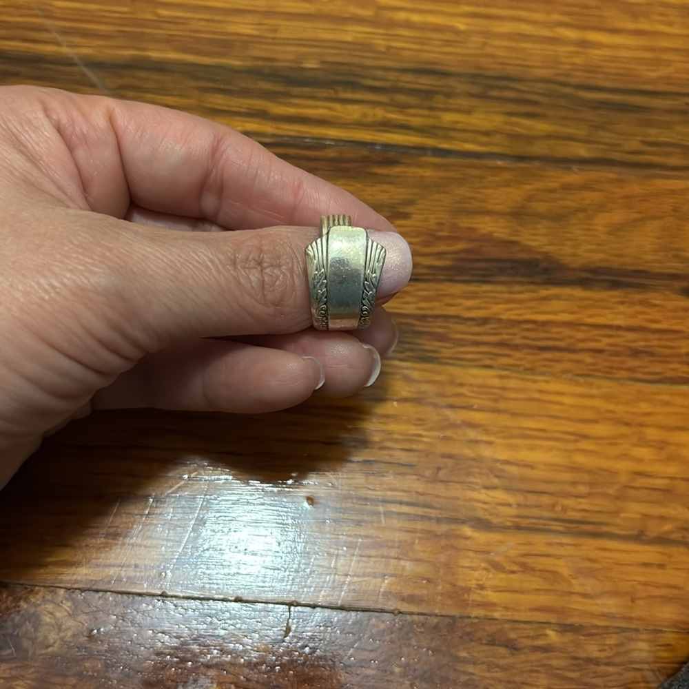 Sterling Silver Vintage Spoon Ring